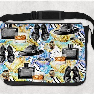 Men's Custom Nylon Fashion Handpressed Crossbody Shoulder Travel Bag